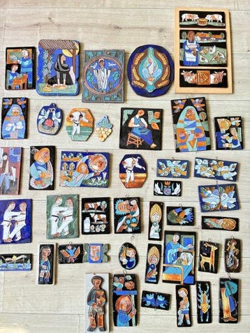 Mid-century modern Tegel (38) - Potters - Henk Potters -