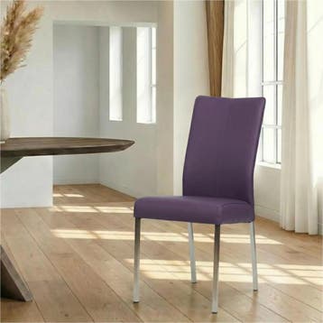 Leren eetkamerstoel Comfort - Toledo Aubergine (paars) -, Huis en Inrichting, Stoelen, Overige kleuren, Nieuw, Leer, Ophalen of Verzenden