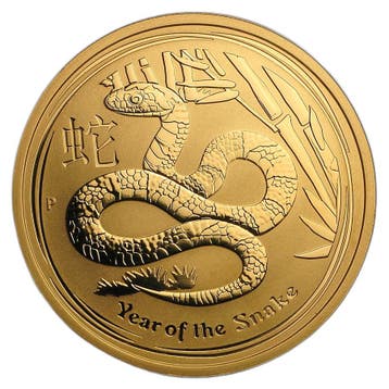 Gouden Lunar III Year of the Snake 2013 1 troy ounce