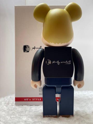 Medicom toy - BE@RBRICK 400% Andy Warhol 60’s style ver., Antiek en Kunst