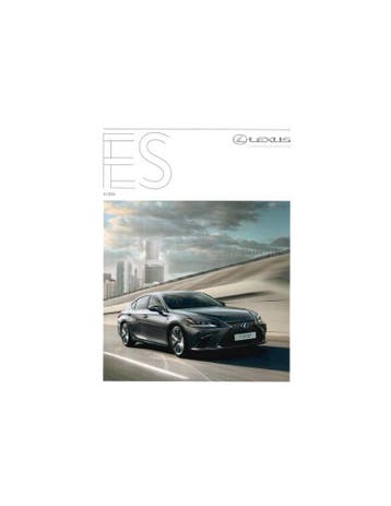2019 LEXUS ES 300H BROCHURE NEDERLANDS, Nieuw