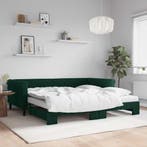 vidaXL Slaapbank onderschuifbed matrassen 100x200cm, Huis en Inrichting, Slaapkamer | Bedden, Verzenden, Nieuw