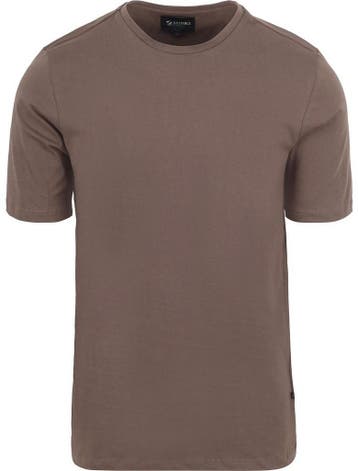Suitable Respect T-shirt Jim Taupe maat Maat 52/54 (L) Heren, Maat 52/54 (L), Overige kleuren, Verzenden, Nieuw
