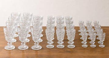 Drinkservies (35) - glas zegt à violettes - Stijl Karel X