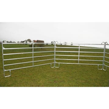 Roundpen paddock paneel - robust 32kg gegalvaniseerd metaal