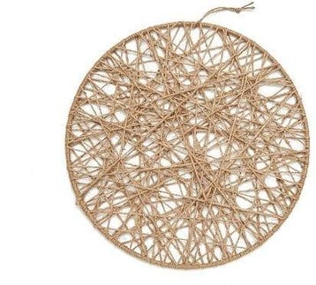 Metalen ring met Jute web 60 cm per stuk, Nieuw