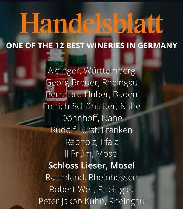2006 Schloss Lieser, BA - GK by Thomas Haag, Niederberg, Verzamelen, Wijnen