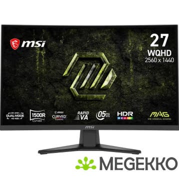 MSI MAG275CQDF X24 27  Quad HD 240Hz Curved Gaming Monitor, Verzenden
