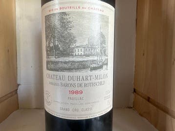 1989 Château Duhart-Milon - Pauillac 4ème Grand Cru Classé -