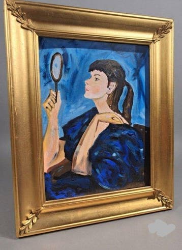 Cesare Monti (1891-1959) - Allo specchio