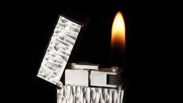 Dunill - Bark Pattern Rollagas Lighter - Zonder minimumprijs, Nieuw