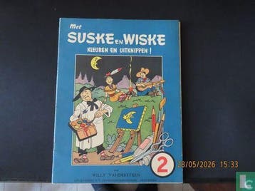 Vandersteen, Willy - Met Suske en Wiske kleuren en uitkni..., Livres, Loisirs & Temps libre, Verzenden
