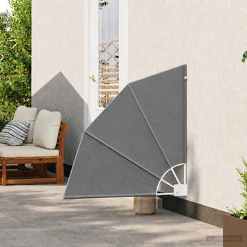vidaXL Balkon Privacy Scherm 210 x 210 cm Polyester, Verzenden