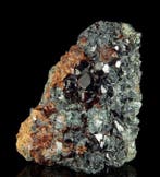 grossulaire, clinochlore Cristaux sur matrice - Hauteur : 50, Collections