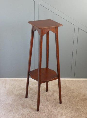 Plantentafel - Hoge Bijzettafel (99 cm) - Hout
