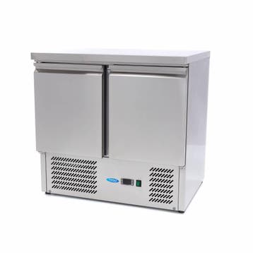 Koelwerkbank - 90 cm - 2 Deuren, Verzenden