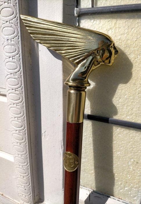 Wandelstok - victoire -laliqeu - Brons, Antiquités & Art, Art | Objets design