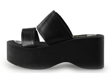 Colors of California Slippers in maat 39 Zwart, Kleding | Dames, Schoenen, Slippers, Verzenden, Zwart, Zo goed als nieuw