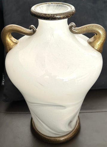 Barovier & Toso - Ercole Barovier - Vaas met dubbele oren -