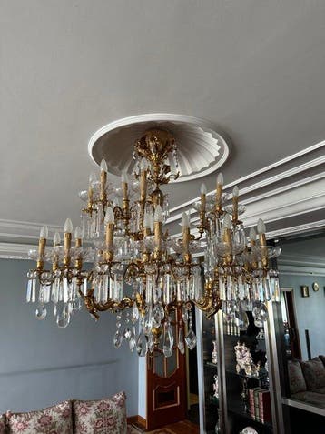 Kroonluchter - 130×120 cm Paleisachtige Franse Neo-Rococo