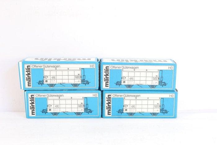Märklin H0 - 4656 - Modeltrein goederenwagon (4) - 4, Hobby & Loisirs créatifs, Trains miniatures | HO