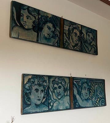Decoratief ornament (2) - Italië - Engelen, Cherubijnen en