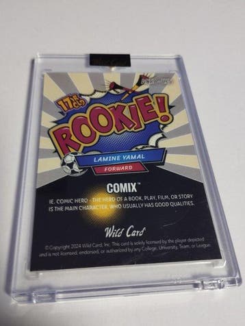 Lamine Yamal Rookie Wild Card Gold 1/1 Verzegelde kaart, Verzamelen, Nieuw