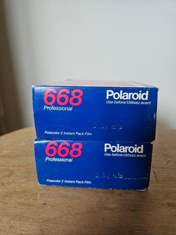 Polaroid 2x 668 | Ongebruikte fotofilm, Nieuw
