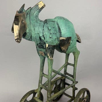Dariusz Zielinski - TROJAN 2.0 - BRONZE unique, Antiek en Kunst