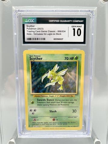 Pokémon Graded card - Scyther - CGC - Sword & Shield, Nieuw