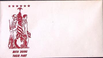 Amerikaanse envelop WWII (lijst optie), Verzenden