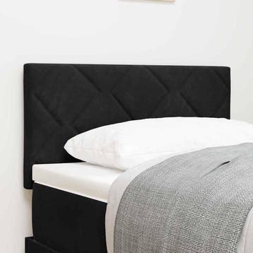 vidaXL Hoofdbord Zwart 80 cm Fluweel, Verzenden, Nieuw