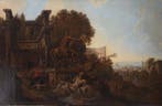 Italiaanse school (XVII) - Capriccio architettonico romano -