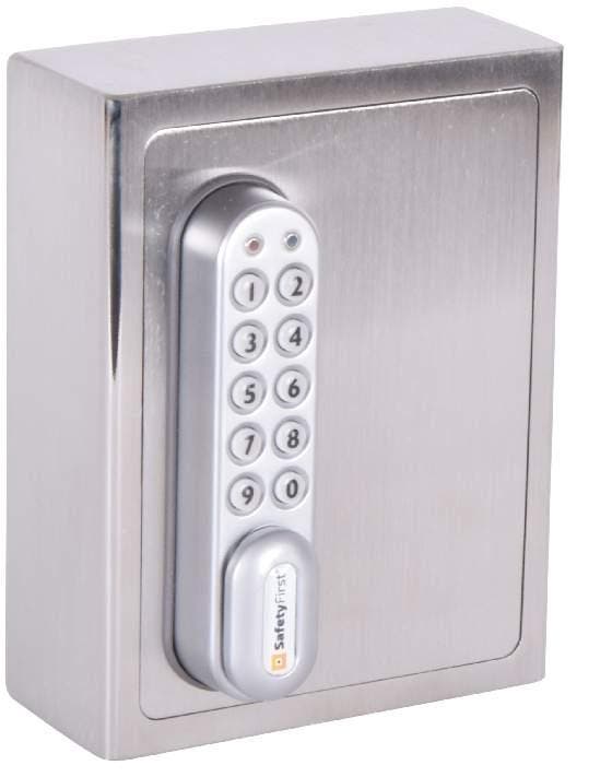 SafetyFirst INOX Seutelkluis 1D, Maison & Meubles, Extincteurs & Coffres-forts, Envoi