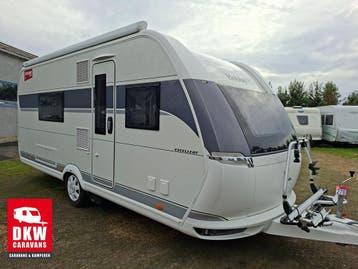 HOBBY Excellent 495 WFB - 2025, Caravans en Kamperen, Treinzit, Frans bed, Tot en met 4, Airco