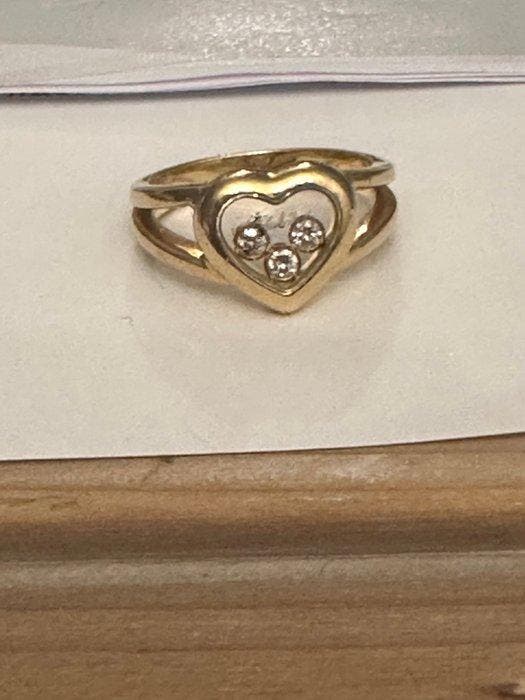 Chopard - Ring - Happy Diamonds - 18 karaat Geel goud, Handtassen en Accessoires, Ringen