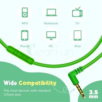 Dino Koptelefoon Kids - Dinosaurus Headset Headphones voor, Verzenden, Nieuw