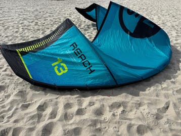2026 North Reach Kite Turquoise 13m R, Gebruikt, 13 m²