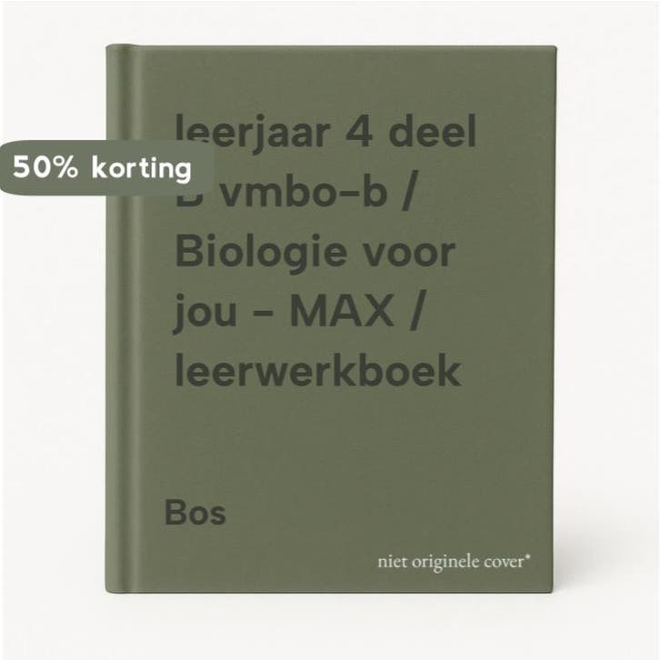 leerjaar 4 deel B vmbo-b / Biologie voor jou - MAX /, Livres, Livres scolaires, Envoi