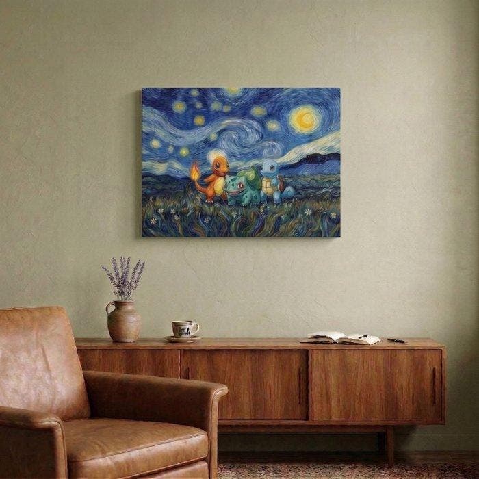 AT9 - [Canvas L] Choose Your Starter - Van Gogh Tribute, Consoles de jeu & Jeux vidéo, Consoles de jeu | Accessoires Autre