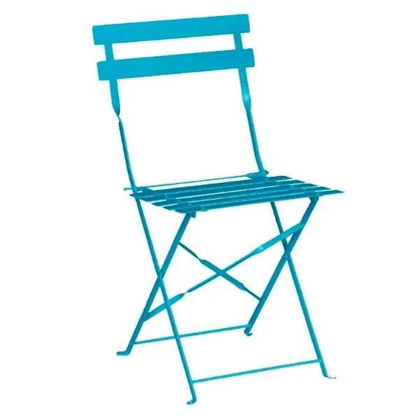 Opklapbare Stoelen | Staal | Turquoise | In-/Outdoor | 2, Zakelijke goederen, Horeca | Keukenapparatuur, Nieuw in verpakking, Verzenden