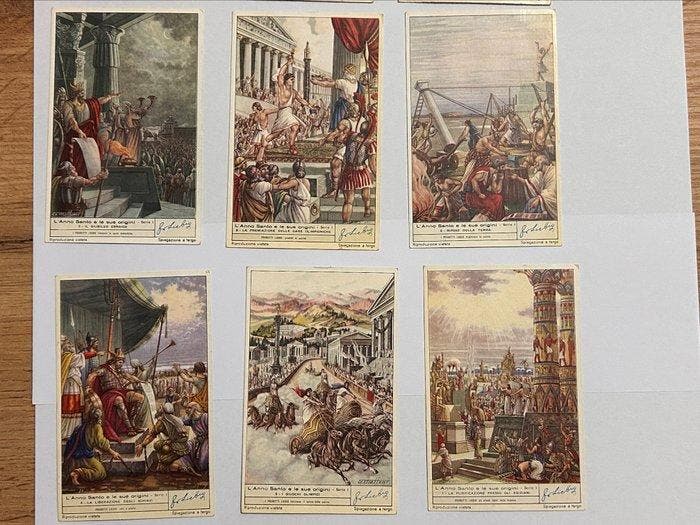 Liebig - 12 Card - Liebig Lotto 2 serie complete Figurine, Verzamelen, Overige Verzamelen