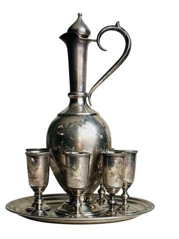 I.P. Prokofiev (...) - Drinkservies voor 6 (8) - .875 (84