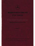 1952 MERCEDES BENZ TYPE 170 SB INSTRUCTIEBOEKJE DUITS, Ophalen of Verzenden