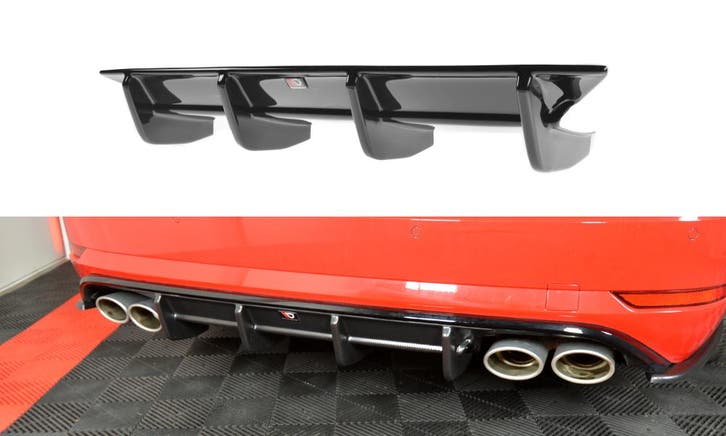 Aggressive Diffuser voor Volkswagen Golf 7 R Variant Facelif, Auto diversen, Tuning en Styling, Ophalen of Verzenden