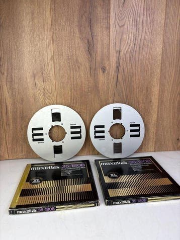Maxell - Metal 26 cm Reels - 26 cm spoelen met tape - 2000, Nieuw
