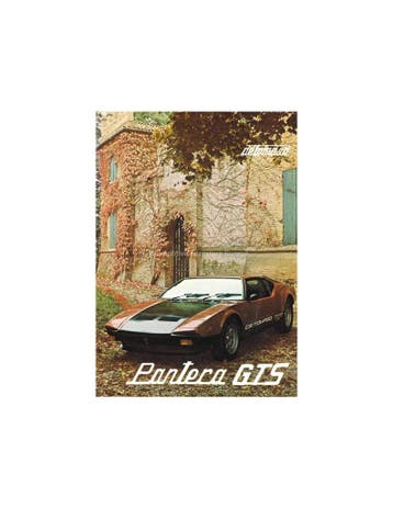 1980 DE TOMASO PANTERA GTS BROCHURE, Ophalen of Verzenden, Nieuw