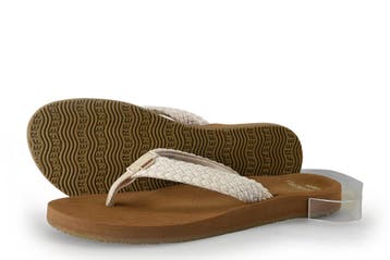 Reef Slippers in maat 40 Bruin, Kleding | Dames, Schoenen, Slippers, Bruin, Verzenden, Zo goed als nieuw