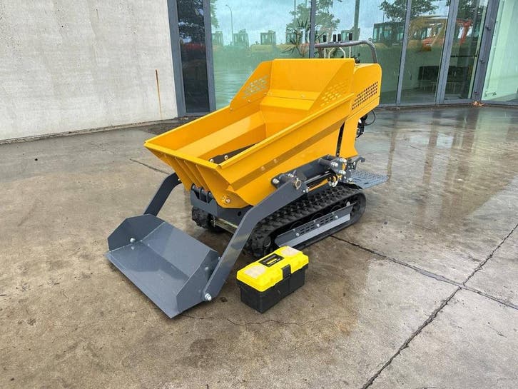 Veiling: Rupsdumper met kipbak TP500 Benzine 2026 Nieuw, Articles professionnels, Machines & Construction | Transport, Enlèvement