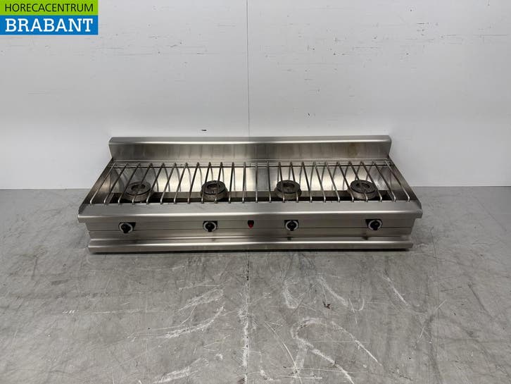 RVS Visvardis Pannenkoekenfornuis 4 branders 4 x 8,5 kW 160, Zakelijke goederen, Horeca | Keukenapparatuur, Ophalen of Verzenden